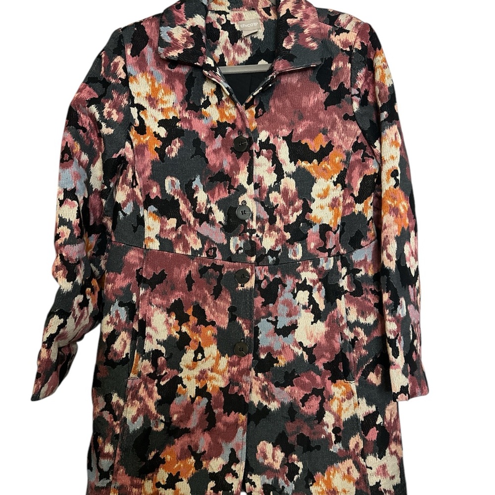 Chico Floral Patterned Coat - Picture 2 of 6